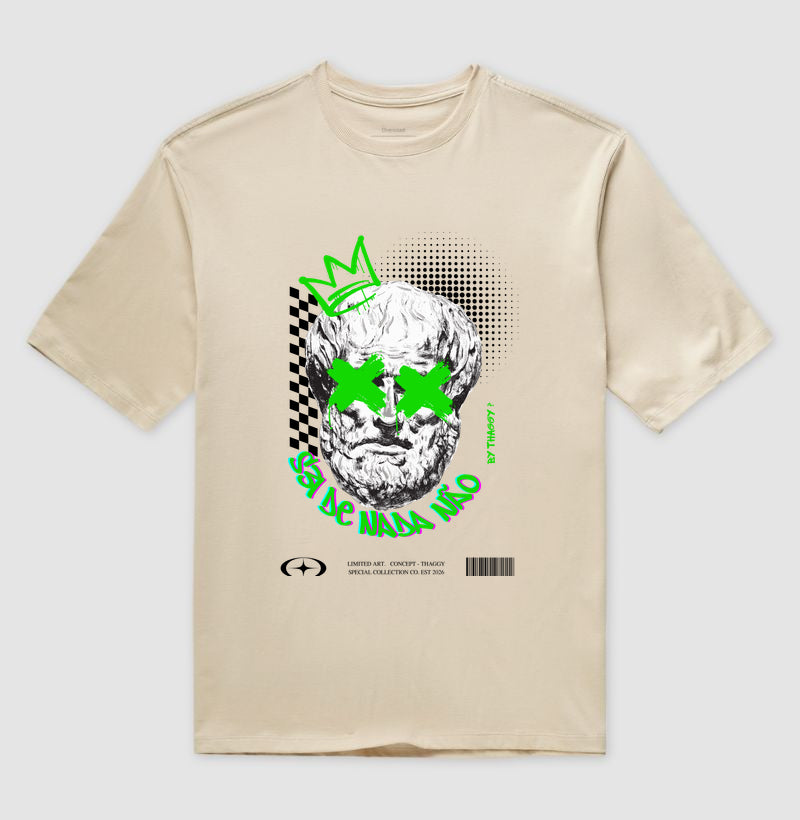 Oversized "Sei de nada não" - ART. CONCEPT LIMITED