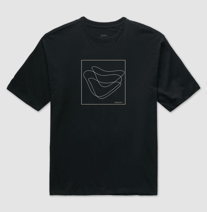Oversized Line Art Square