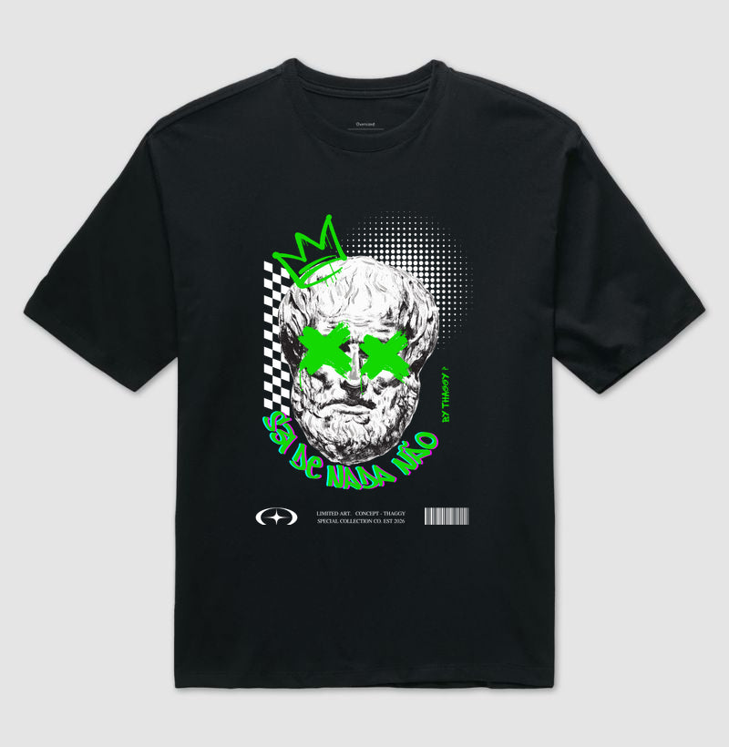 Oversized "Sei de nada não" - ART. CONCEPT LIMITED