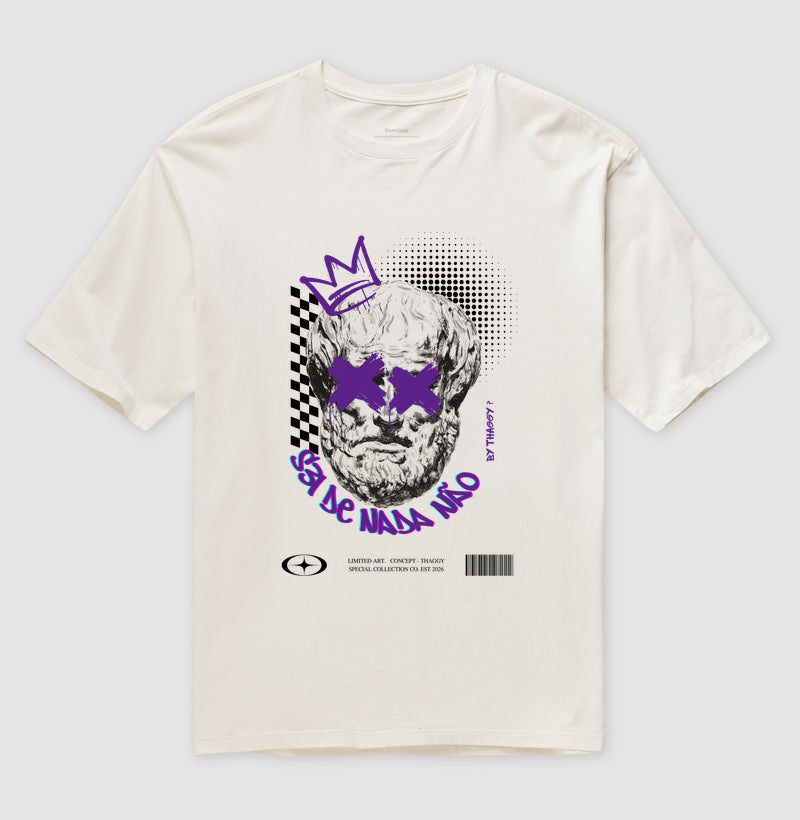 Oversized "sei de nada não" - ART. CONCEPT