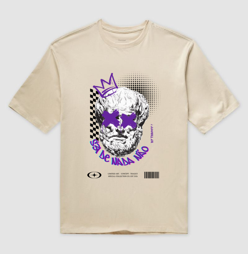 Oversized "sei de nada não" - ART. CONCEPT