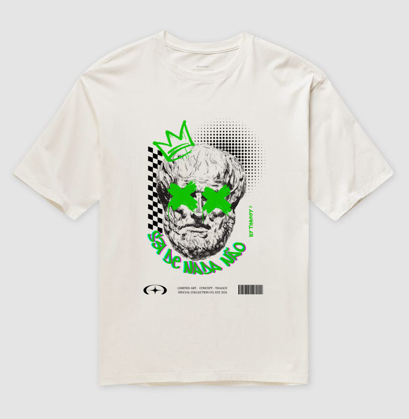 Oversized "Sei de nada não" - ART. CONCEPT LIMITED